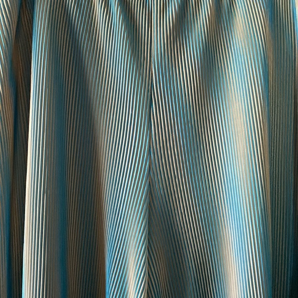 iROO MODERATO Shiny Flowy Disco Wide Pants Euro 38 S - Picture 3 of 8